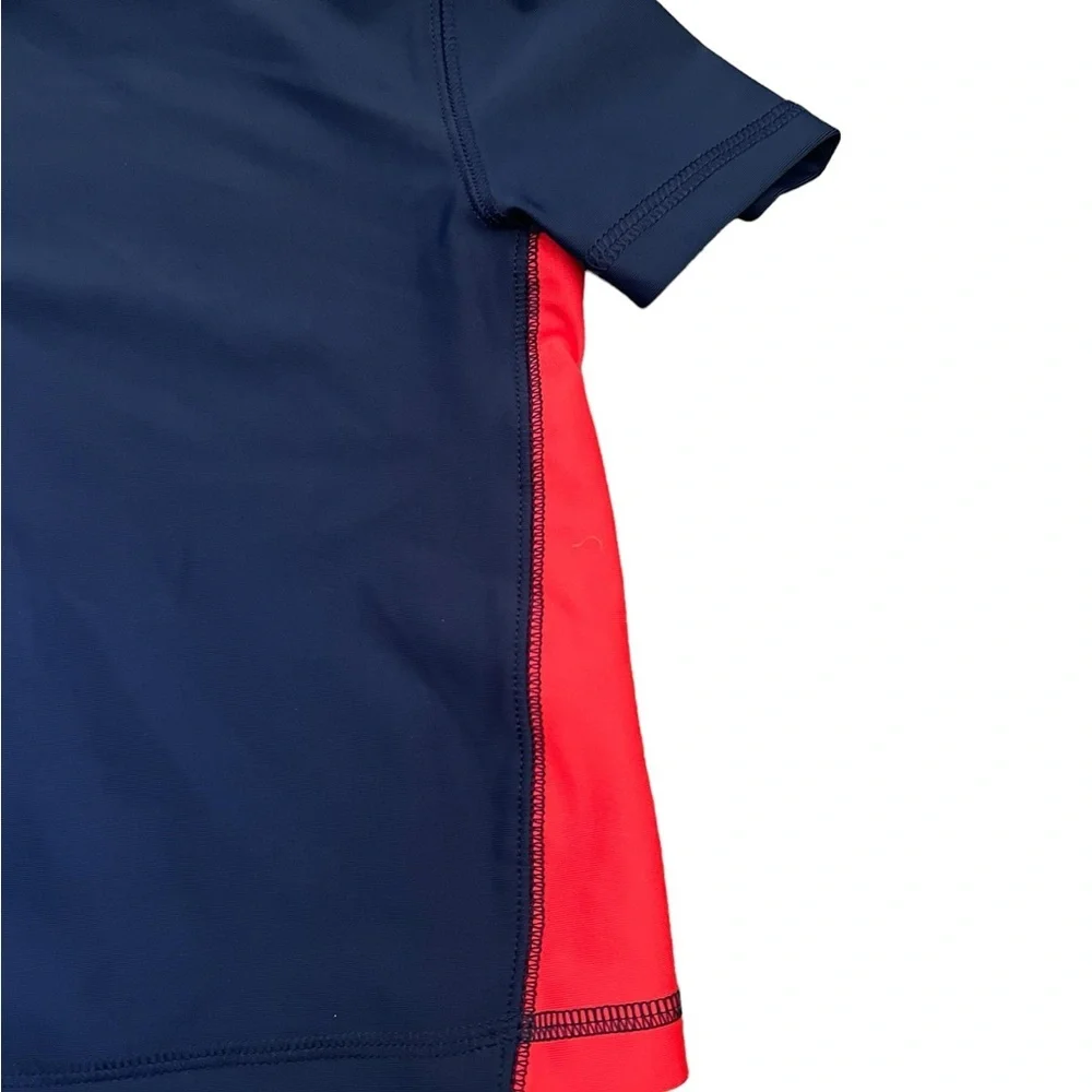 Circo | NWT Short sleeve rashguard spandex swim shirt blue/red size 12 m…